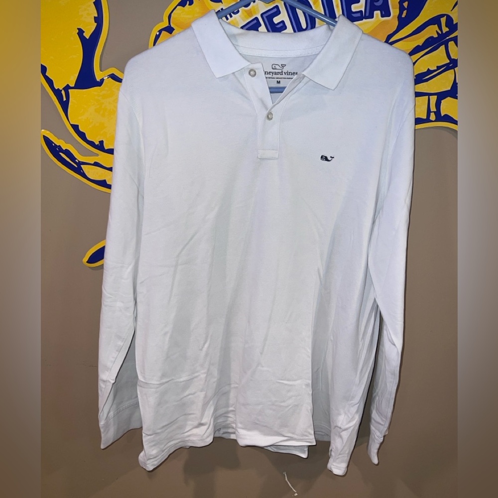 Vineyard Vines Men's Classic White Polo